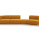MICADONI  Velvet Right Modular Sofa, 