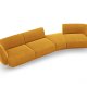 MICADONI  Velvet Right Modular Sofa, 
