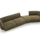 MICADONI  Velvet Right Modular Sofa, 