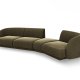 MICADONI  Velvet Right Modular Sofa, 