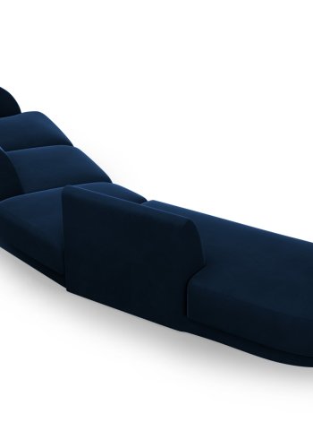 MICADONI  Velvet Left Modular Sofa, 