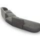MICADONI  Velvet Left Modular Sofa, 