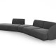 MICADONI  Velvet Left Modular Sofa, 