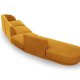 MICADONI  Velvet Left Modular Sofa, 