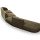 MICADONI  Velvet Left Modular Sofa, 