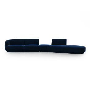 MICADONI  Velvet Right Modular Sofa, 