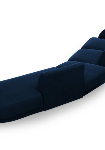 MICADONI  Velvet Right Modular Sofa, 