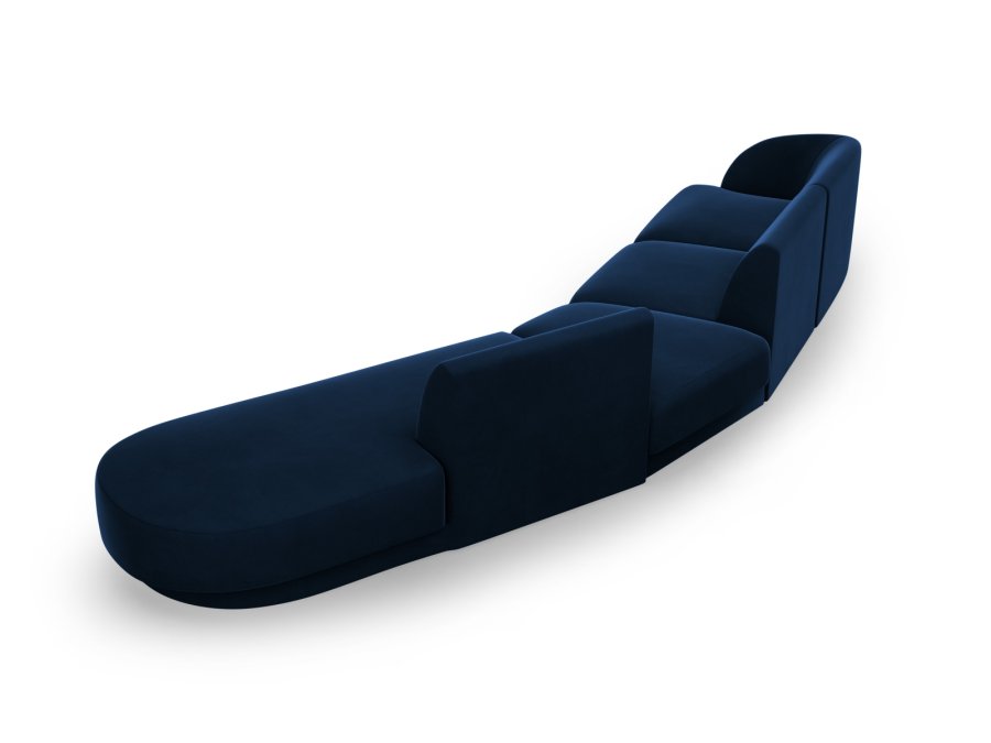 MICADONI  Velvet Right Modular Sofa, 
