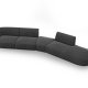 MICADONI  Velvet Right Modular Sofa, 