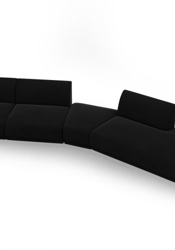 MICADONI  Velvet Right Modular Sofa, 