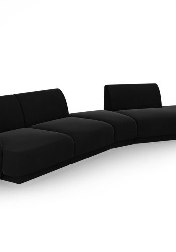 MICADONI  Velvet Right Modular Sofa, 