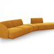 MICADONI  Velvet Right Modular Sofa, 