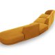 MICADONI  Velvet Right Modular Sofa, 