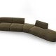 MICADONI  Velvet Right Modular Sofa, 