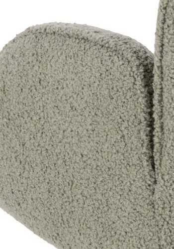 ACT NORDIC Kelsey gyngestol, Orson stof grbrun 60, slde Stel mat sort NC lak bg og mat sort ru pulverlakeret stl med lynls