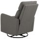ACT NORDIC Mikkeli recliner, Sawana stof gr 5, Stel mat sort pulverlakeret stl med drejefunktion, manuel udlser, posefjedre og rocking funktion, 67x93.5x99 cm
