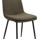 ACT NORDIC Becca spisebordsstol, Basel stof grn 77, Stel mat sort ru pulverlakeret stl, kasse 4 stk