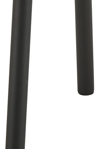 ACT NORDIC Cliff spisebordsstol, Caso stof antracit 17, Stel mat sort ru pulverlakeret stl med lynls, kasse 2 stk