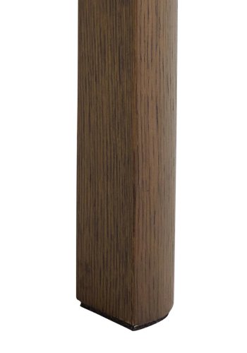 ACT NORDIC Southampton firkantet hjrnebord, Top creme poleret keramik, Skuffe og Stel rg NC lak egefiner med organisk kant og skjult opbevaring, 45x45x45 cm