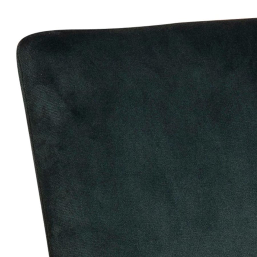 ACT NORDIC Demina spisebordsstol - mrkegrn polyester og sort metal