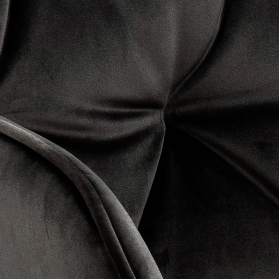 ACT NORDIC Brooke spisebordsstol, m. armln - grbrun polyester og sort metal