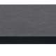 ACT NORDIC Brentford spisebord, rektangulr - sort Fairbanks keramik og sort metal (200x90)