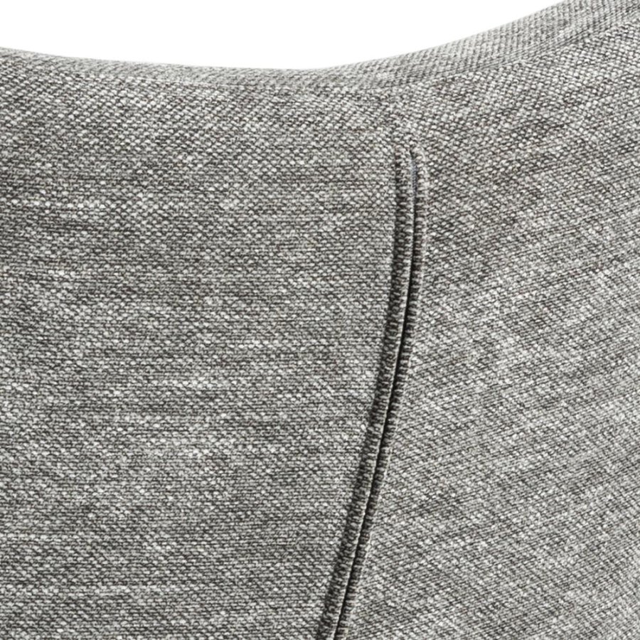 ACT NORDIC Talgarth recliner stol, m. fodskammel, manuel - antracitgr stof og sort metal