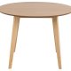 ACT NORDIC Roxby spisebord, rund - natur egefiner og gummitr (105)