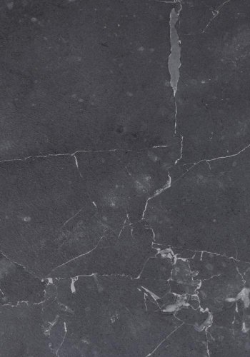 ACT NORDIC Infinity hjrnebord, rektangulr - sort marmor melamin og sort metal (43x35)