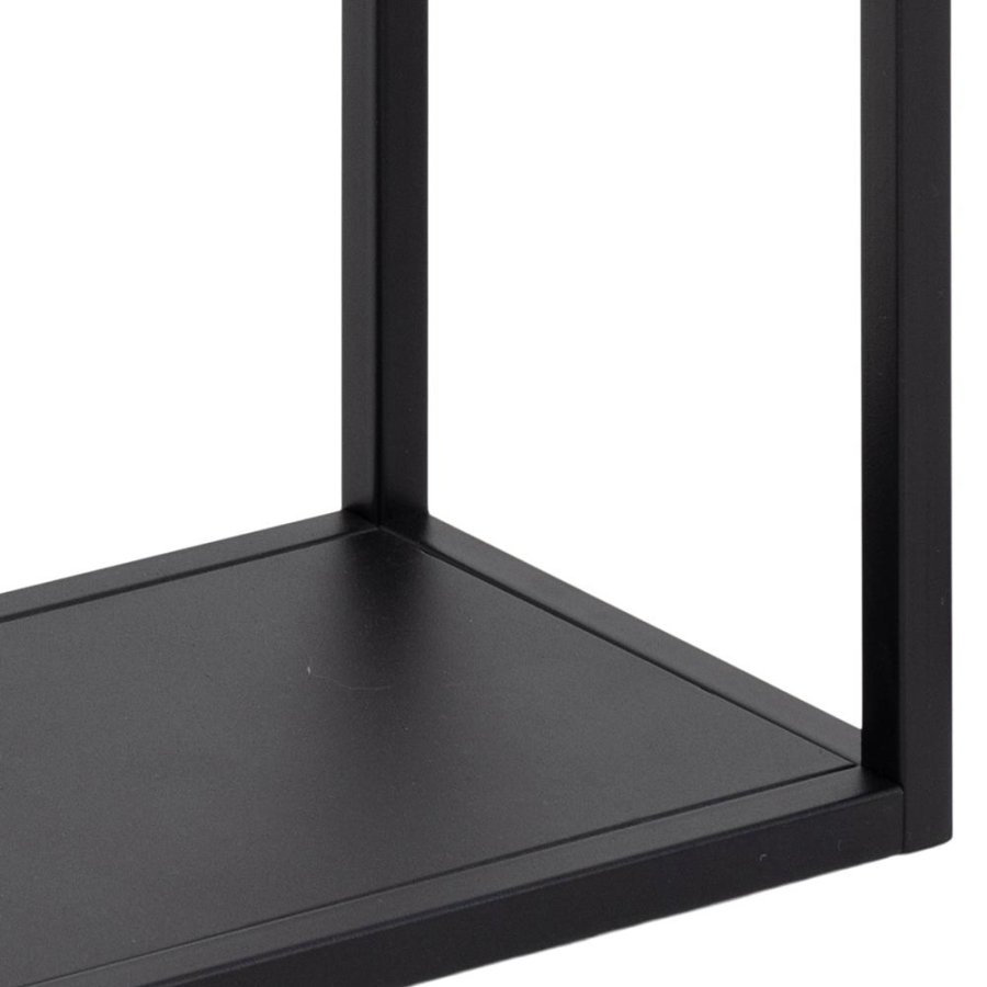 ACT NORDIC Geelong vghylde, m. 2 hylder - sort metal (60x60)