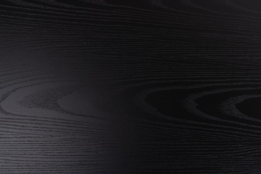 ACT NORDIC Willford sofabord, m. 1 rum, kvadratisk - sort ask melamin og sort metal (80x80)