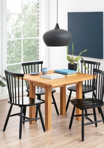 ACT NORDIC Riano spisebordsstol - sort birketr