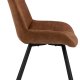 ACT NORDIC Waylor spisebordsstol - camel polyester og sort metal