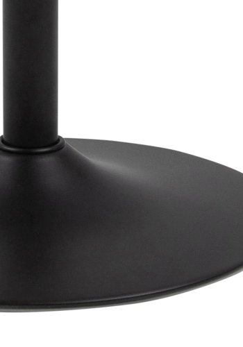 ACT NORDIC Kimmy barstol, m. rygln, fodsttte, drejefunktion - antracitgr stof og sort metal