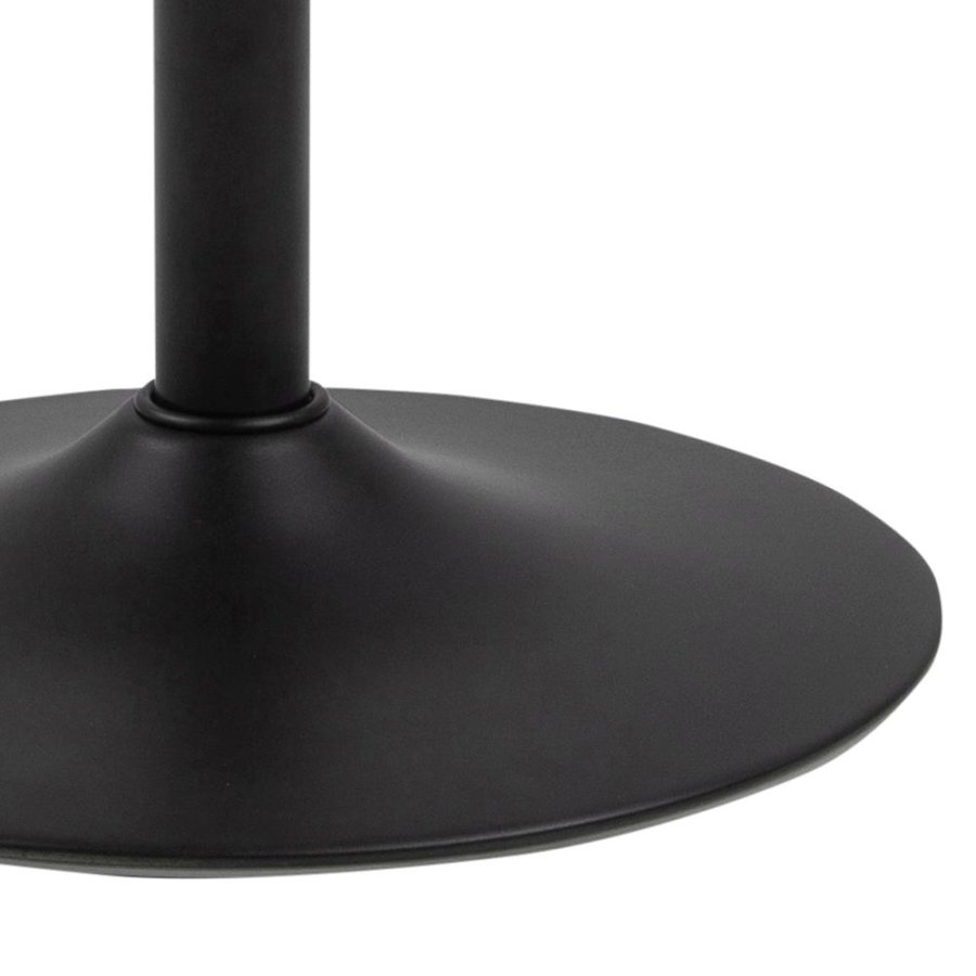 ACT NORDIC Kimmy barstol, m. rygln, fodsttte, drejefunktion - antracitgr stof og sort metal