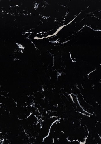 ACT NORDIC Avila hjrnebord, rund - sort kunstig marmor og sort metal (42)