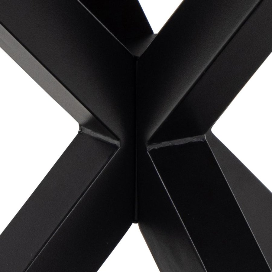 ACT NORDIC Heaven spisebord, rund - brun Emperador marmor og sort metal (120)