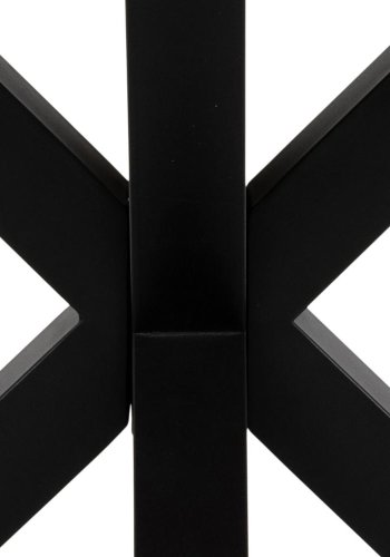 ACT NORDIC Heaven spisebord, rund - natur vild eg finèr og sort metal (120)