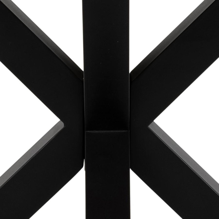 ACT NORDIC Heaven spisebord, rund - natur vild eg finèr og sort metal (120)