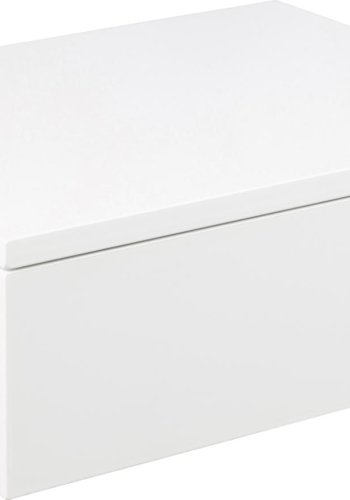 ACT NORDIC Avignon vghngt natbord, m. 1 skuffe - hvid MDF (37x32)