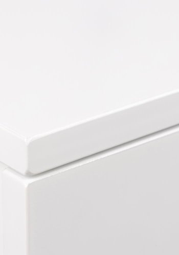 ACT NORDIC Avignon vghngt natbord, m. 1 skuffe - hvid MDF (37x32)