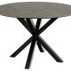 ACT NORDIC Heaven spisebord, rund - sort Fairbanks keramik og sort metal (119)