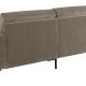 SOFAKONCEPT Noora 3 pers. sofa, m. hjre chaiselong - beige stof og sort metal