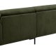 SOFAKONCEPT Noora 3 pers. sofa, m. hjre chaiselong - olivengrn stof og sort metal