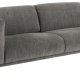 SOFAKONCEPT Elea 3 pers. sofa - antracitgrt stof og natur bg