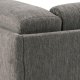 SOFAKONCEPT Elea 3 pers. sofa - antracitgrt stof og natur bg