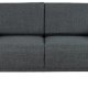SOFAKONCEPT Noora 2 pers. sofa - mrkegr stof og sort metal