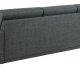 SOFAKONCEPT Noora 3 pers. sofa - mrkegr stof og sort metal