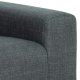 SOFAKONCEPT Noora 3 pers. sofa - mrkegr stof og sort metal