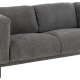 SOFAKONCEPT Elea 2,5 pers. sofa - antracitgrt stof og sort metal